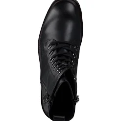 Marco Tozzi 85211, Schnürstiefeletten, Damen, black antic