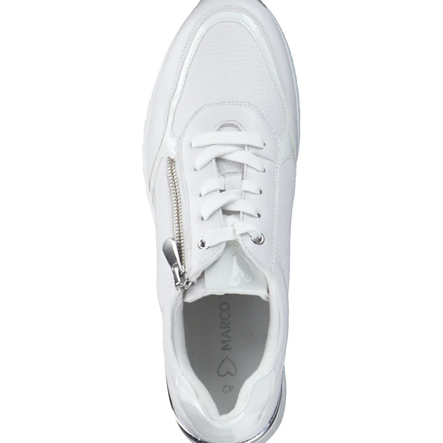 Marco Tozzi 23743, Sneakers Low, Damen, WHITE