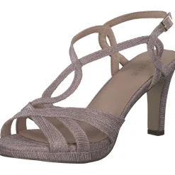 Menbur 24195, Plateau-Sandaletten, Damen, pale rose