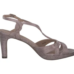 Menbur 24195, Plateau-Sandaletten, Damen, pale rose