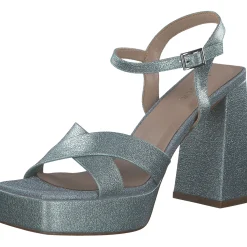 Menbur 24032, Plateau-Sandaletten, Damen, blue shadow