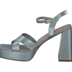 Menbur 24032, Plateau-Sandaletten, Damen, blue shadow