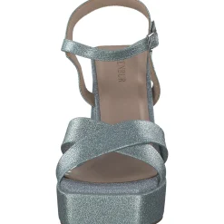 Menbur 24032, Plateau-Sandaletten, Damen, blue shadow