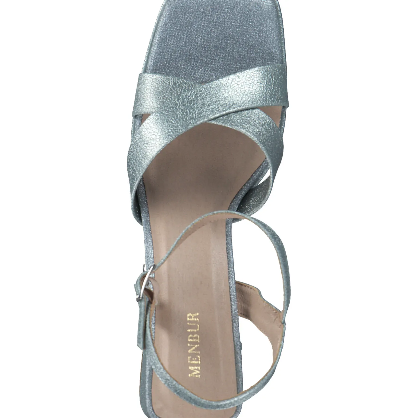 Menbur 24032, Plateau-Sandaletten, Damen, blue shadow