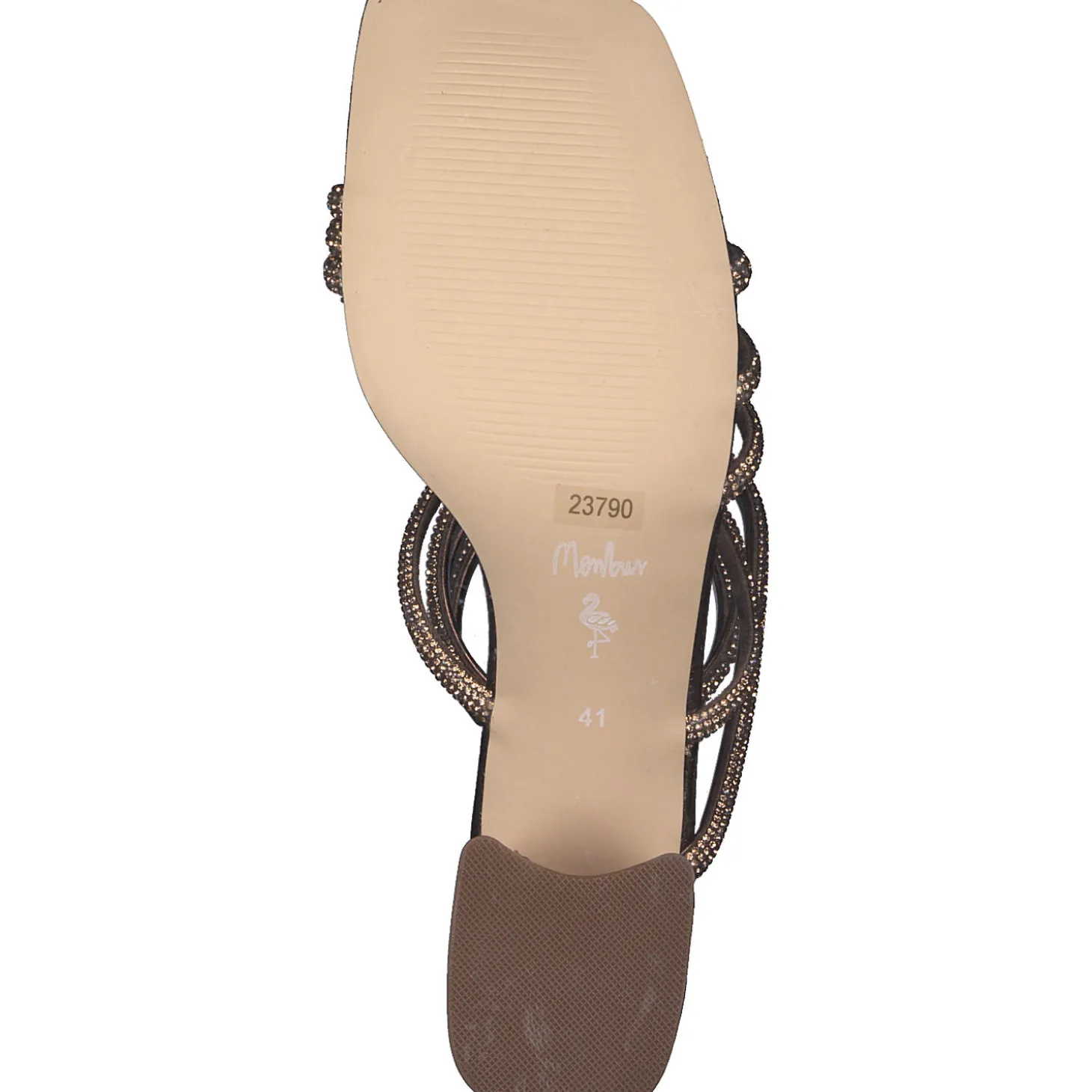 Menbur 23790, Plateau-Sandaletten, Damen, bronze