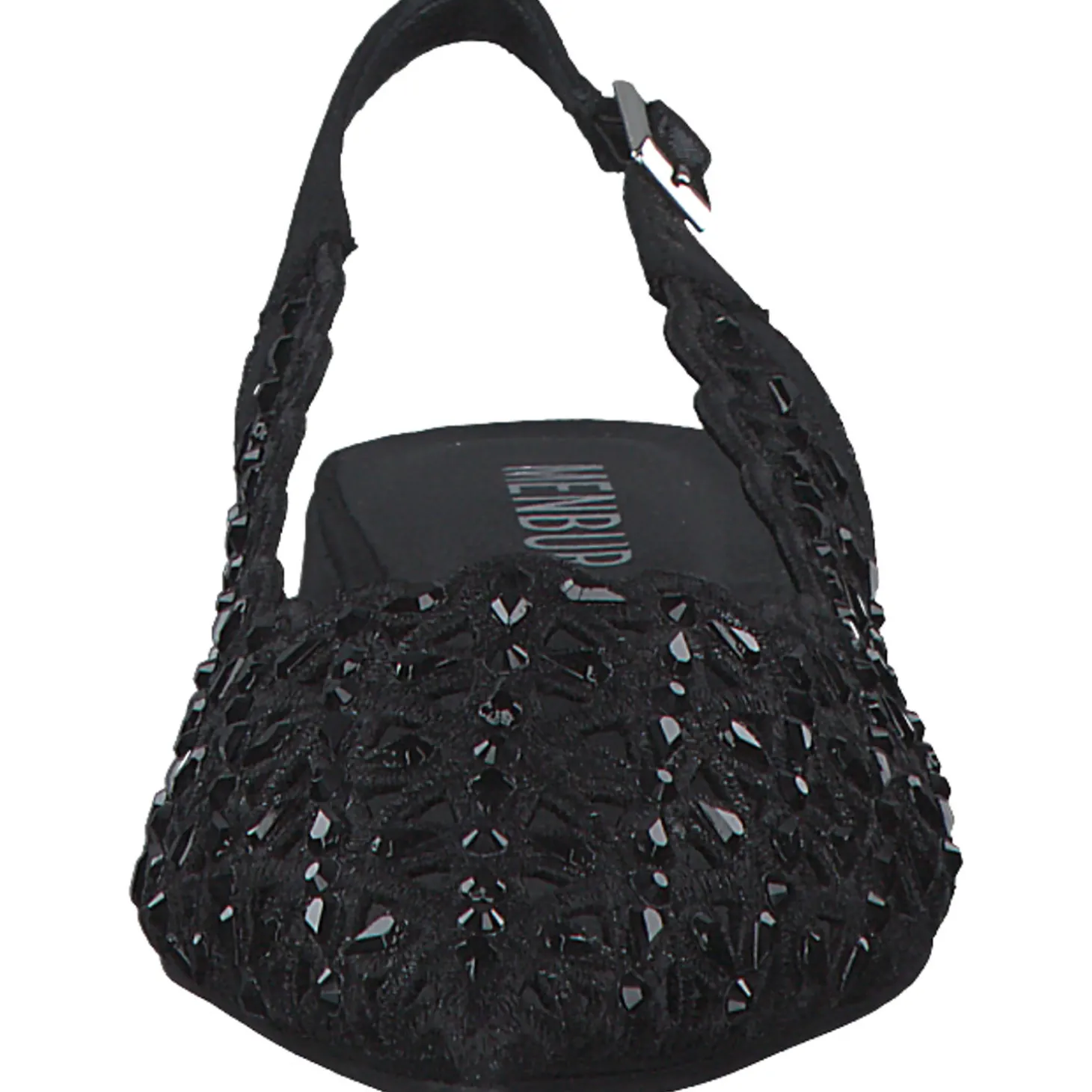 Menbur 24733, Sandalen, Damen, Schwarz (Black)