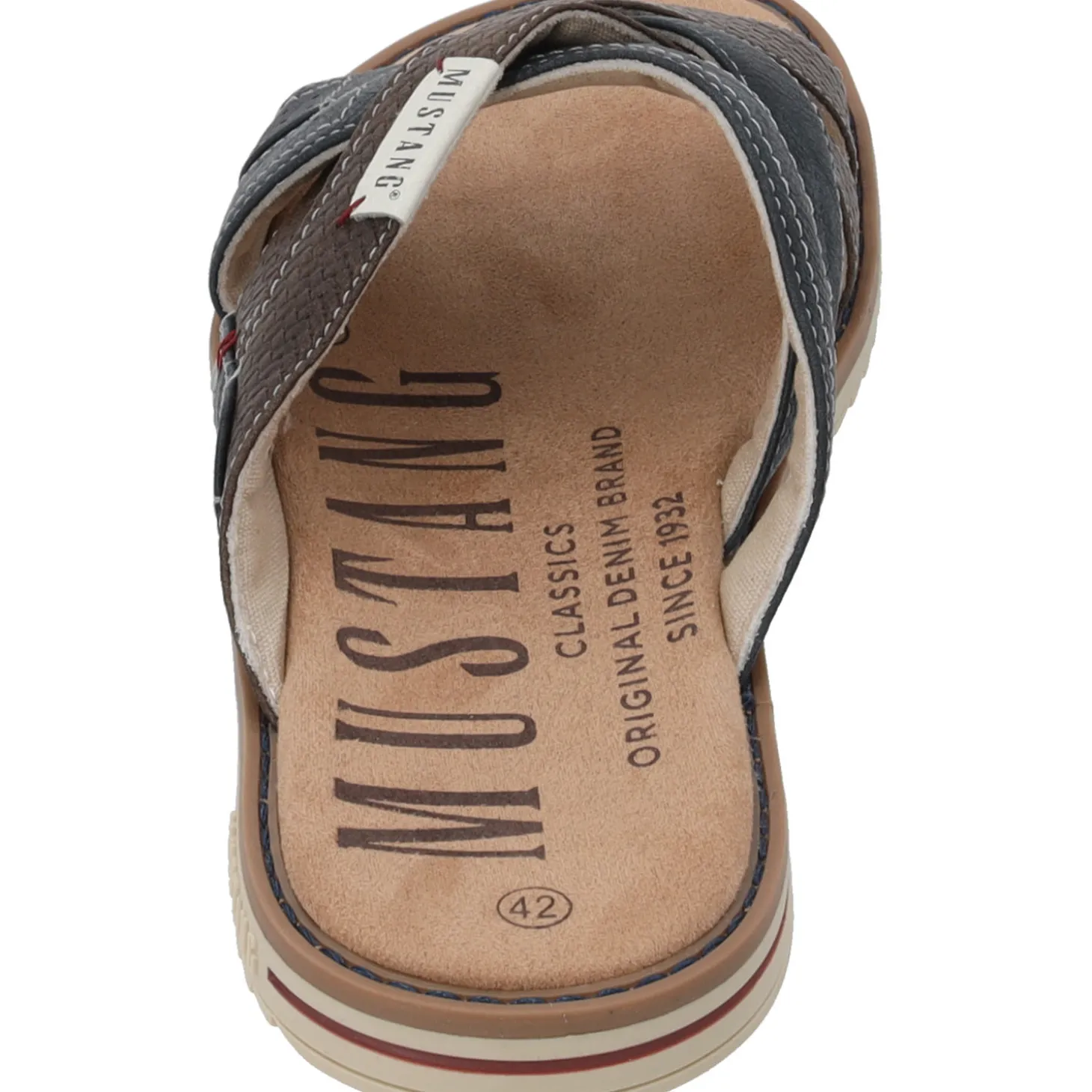 Mustang 4152706, Pantoletten & Badeschuhe, Herren, Blau