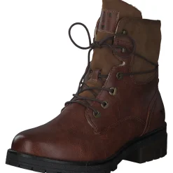 Mustang 1397602, Schnürstiefeletten, Damen, Cognac