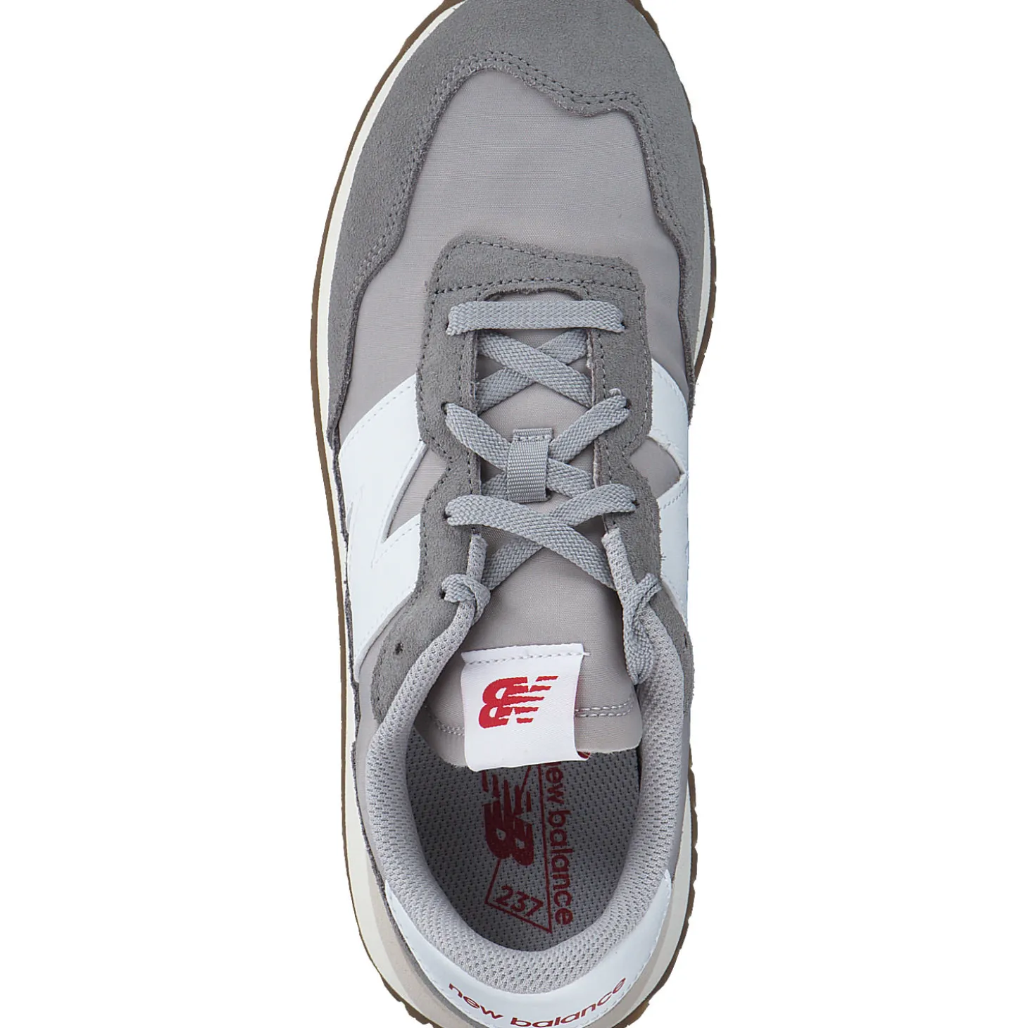 New Balance GS237P, Schnürschuhe, Kinder, Grau