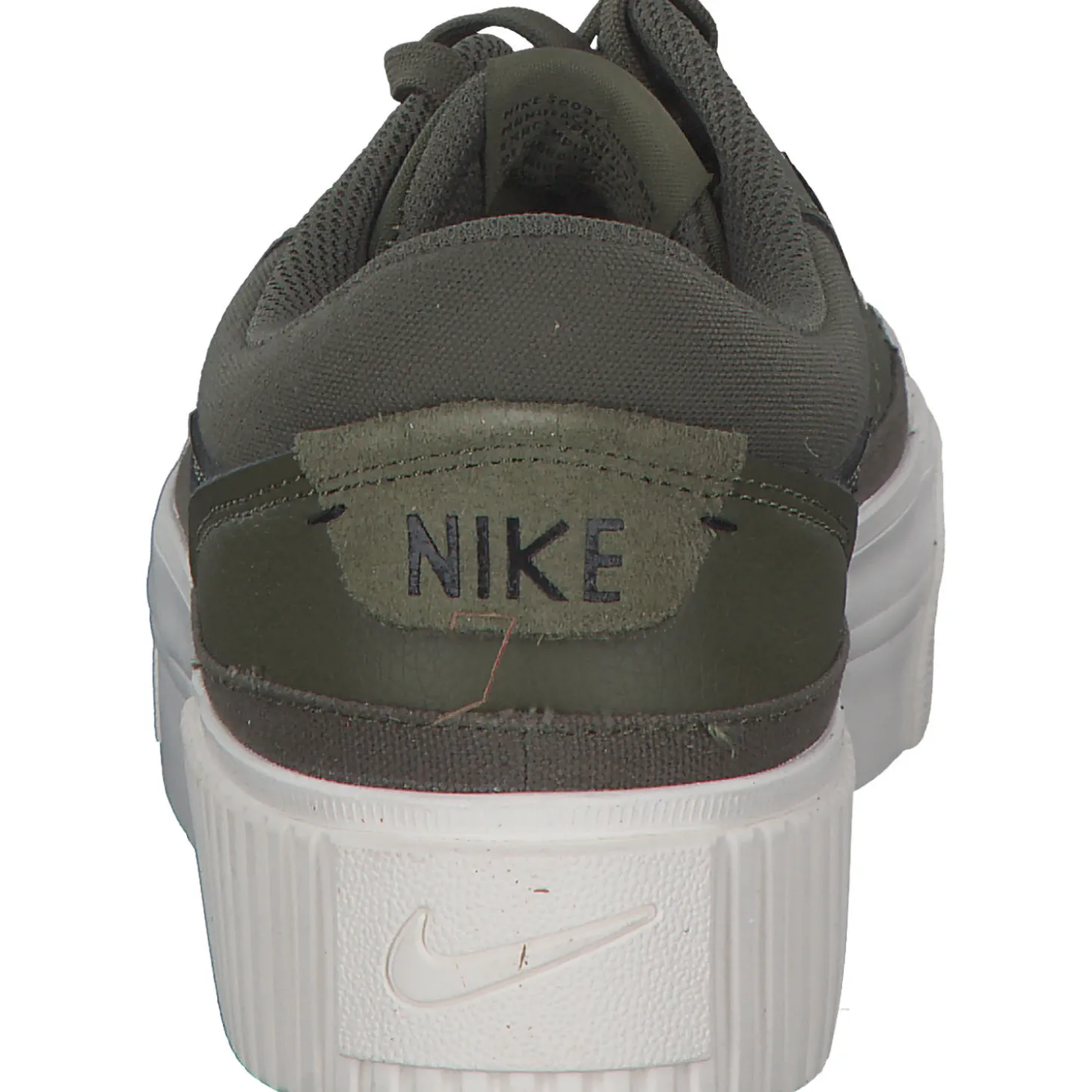Nike Court Legacy Lift DM7590, Schnürschuhe, Damen, medium olive/black-sail-team o