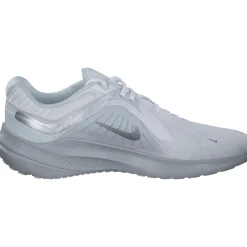 Nike Quest 5 DD9291, Schnürschuhe, Damen, white/met silver pure platinum
