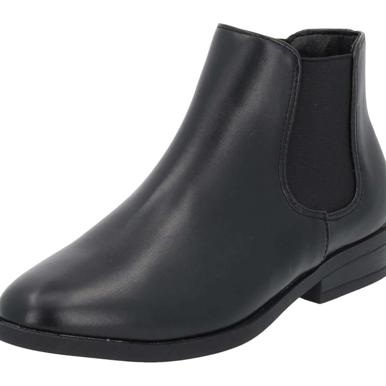 Palado Aruad, Chelsea Boots, Damen, Schwarz/Glanz
