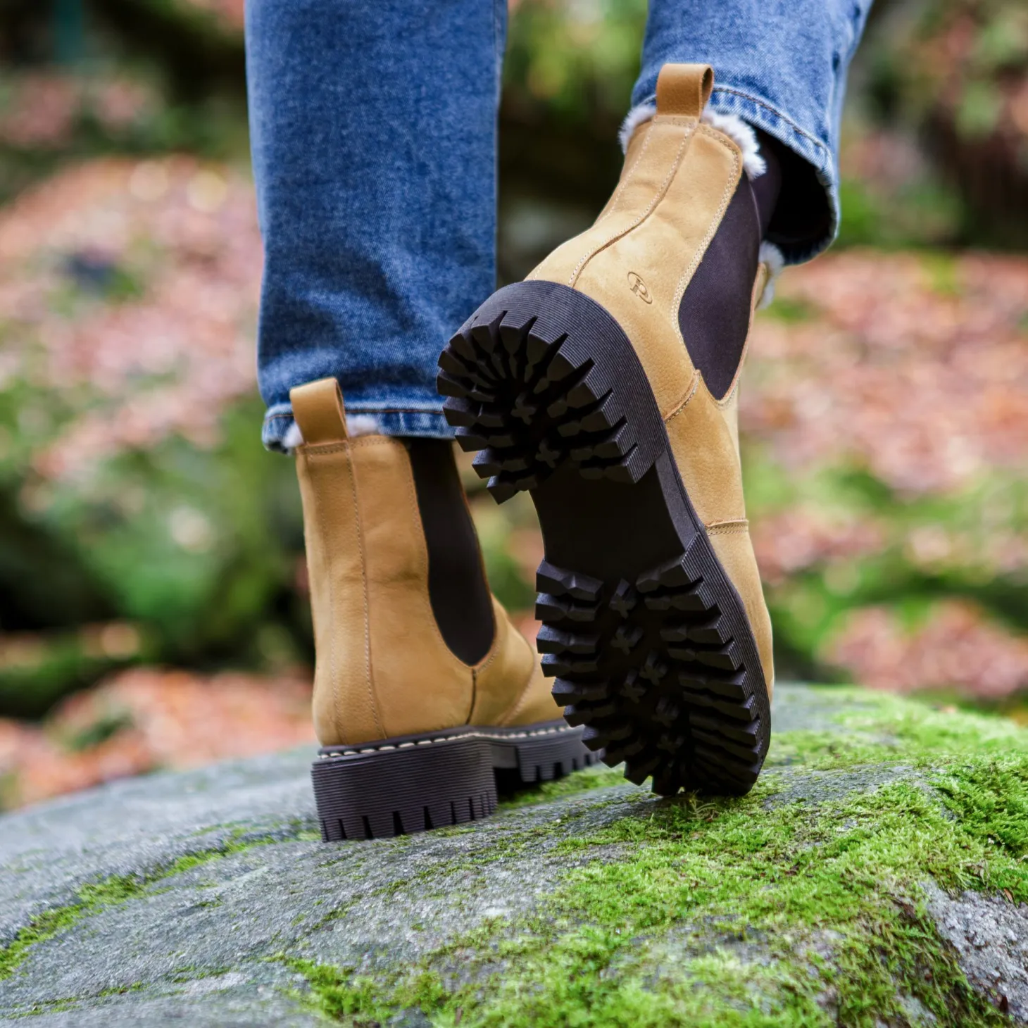 Palado Asseha, Chelsea Boots, Damen, Camel