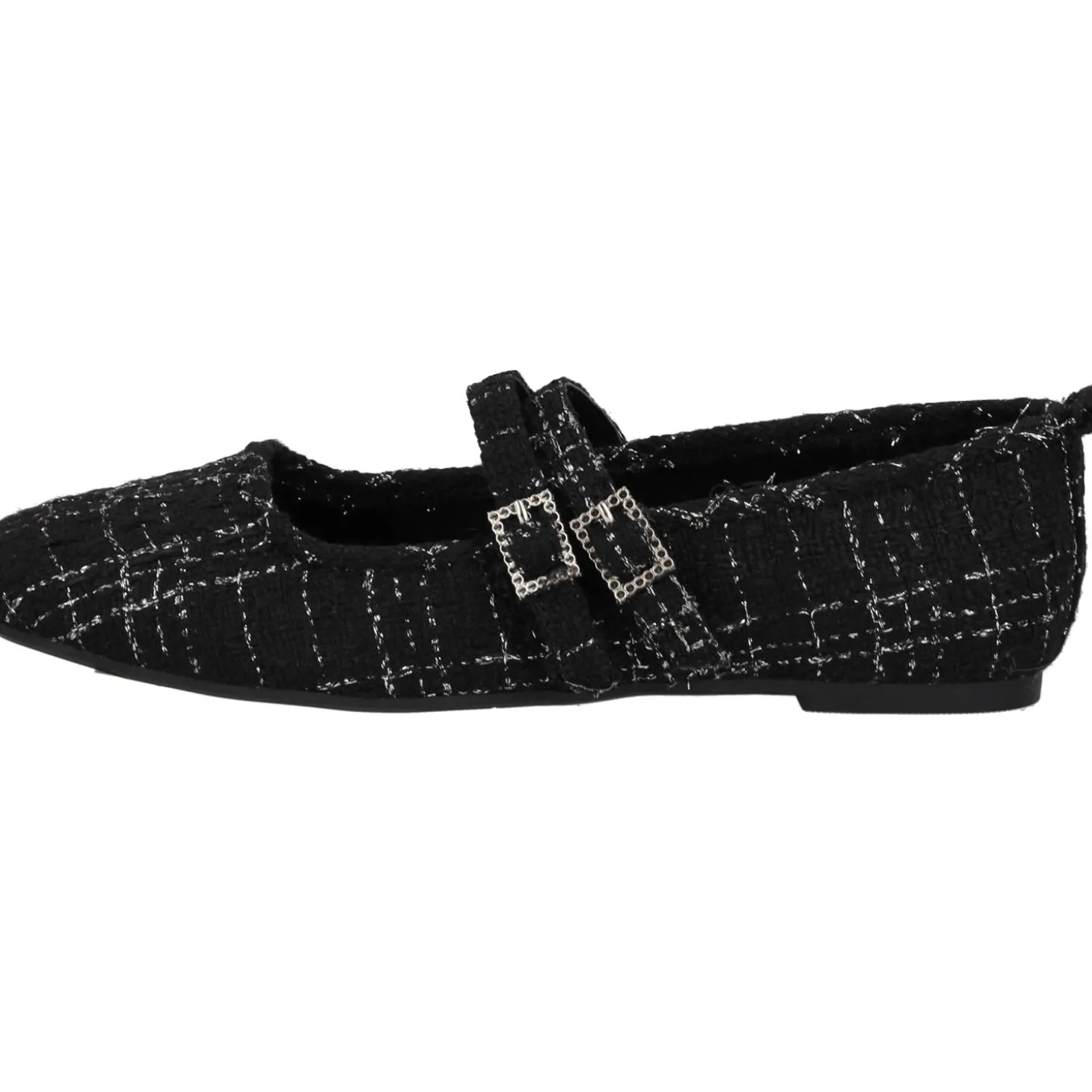 Palado Biaruk by Sila Sahin, Riemchenballerinas, Damen, Schwarz/Silber