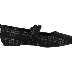 Palado Biaruk by Sila Sahin, Riemchenballerinas, Damen, Schwarz/Silber