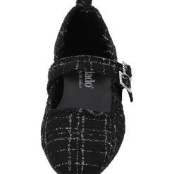 Palado Biaruk by Sila Sahin, Riemchenballerinas, Damen, Schwarz/Silber