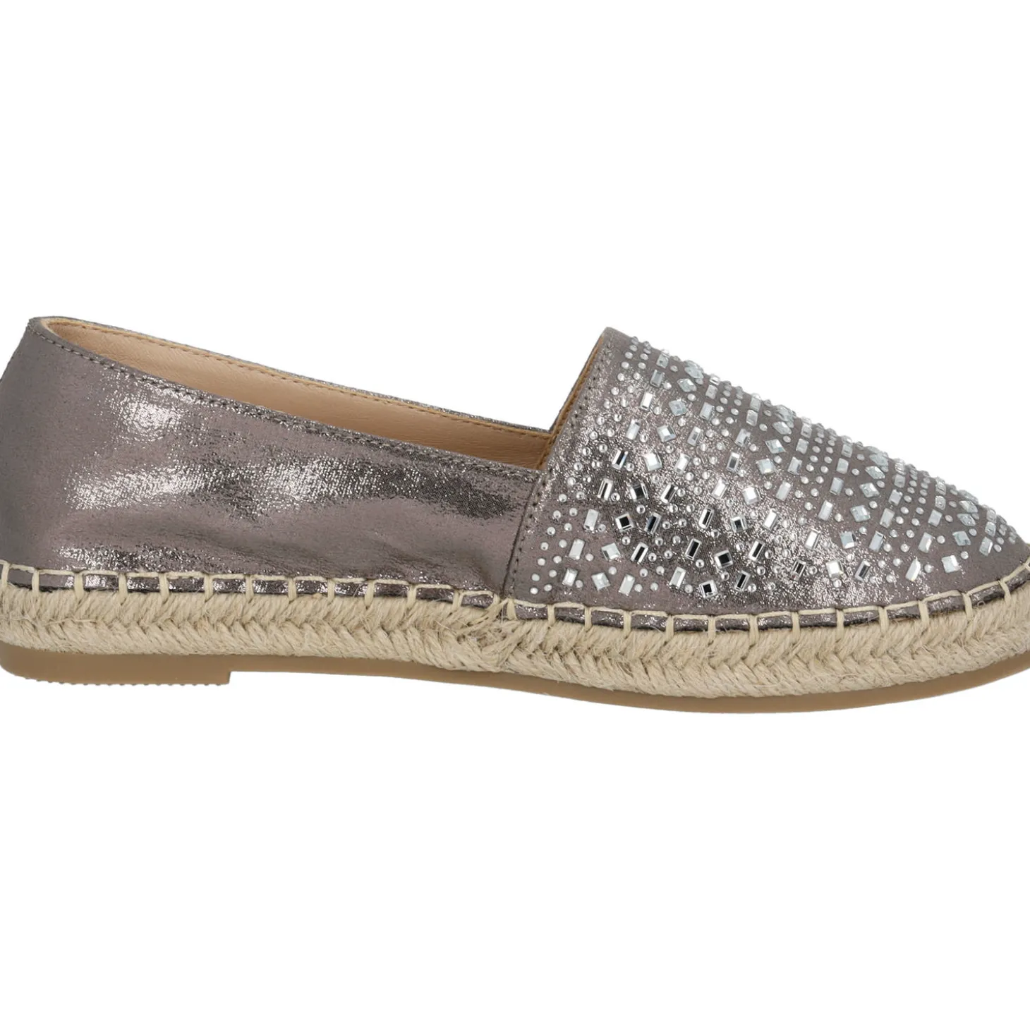 Palado Chesu by Sila Sahin, Espadrilles, Damen, Grau Metallic