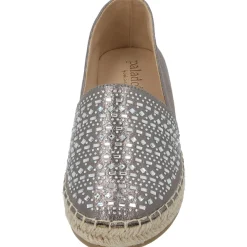 Palado Chesu by Sila Sahin, Espadrilles, Damen, Grau Metallic