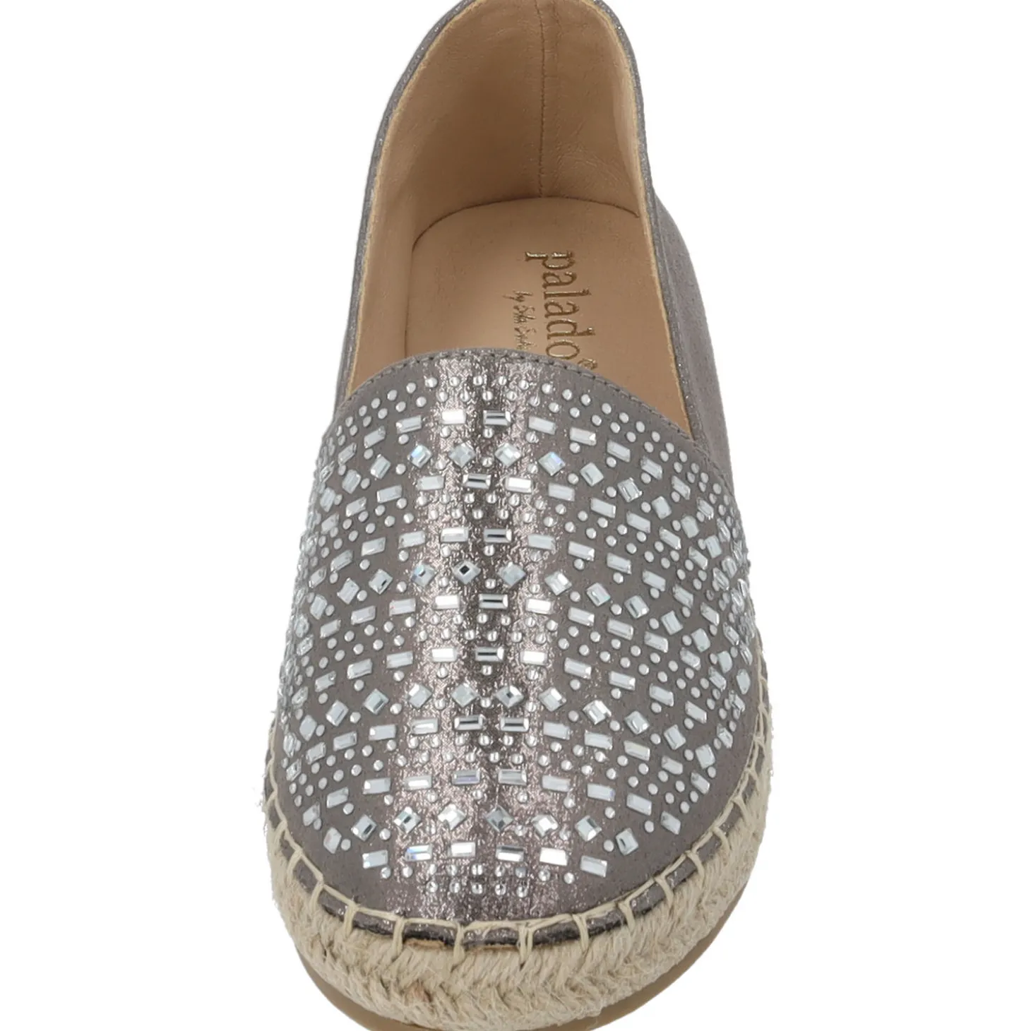 Palado Chesu by Sila Sahin, Espadrilles, Damen, Grau Metallic