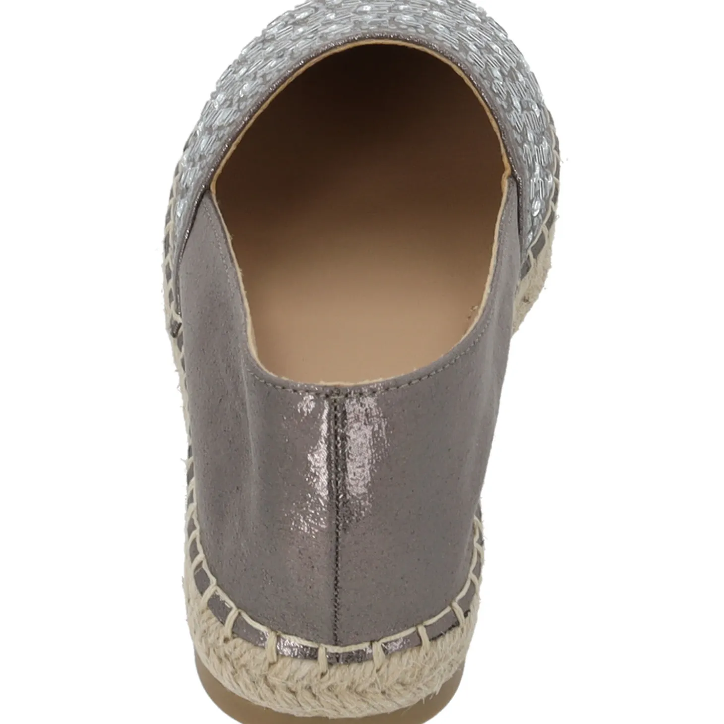 Palado Chesu by Sila Sahin, Espadrilles, Damen, Grau Metallic