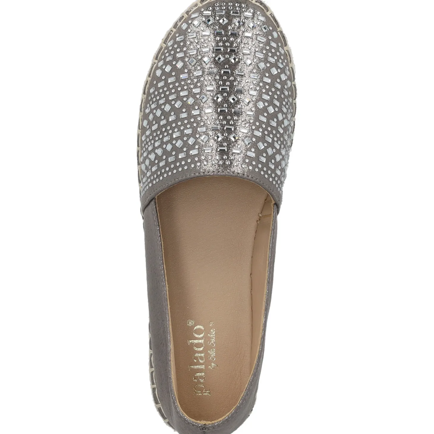 Palado Chesu by Sila Sahin, Espadrilles, Damen, Grau Metallic