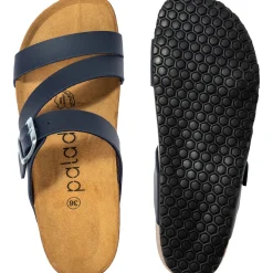 Palado Chios, Pantoletten, Damen, Basic Blau Matt