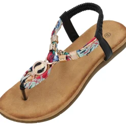 Palado Chriana, Riemchensandalen, Damen, Schwarz