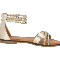 Palado Chritina, Riemchensandalen, Damen, Gold