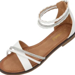 Palado Chritina, Riemchensandalen, Damen, Weiß