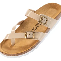 Palado Cres Lack, Pantoletten, Damen, Beige