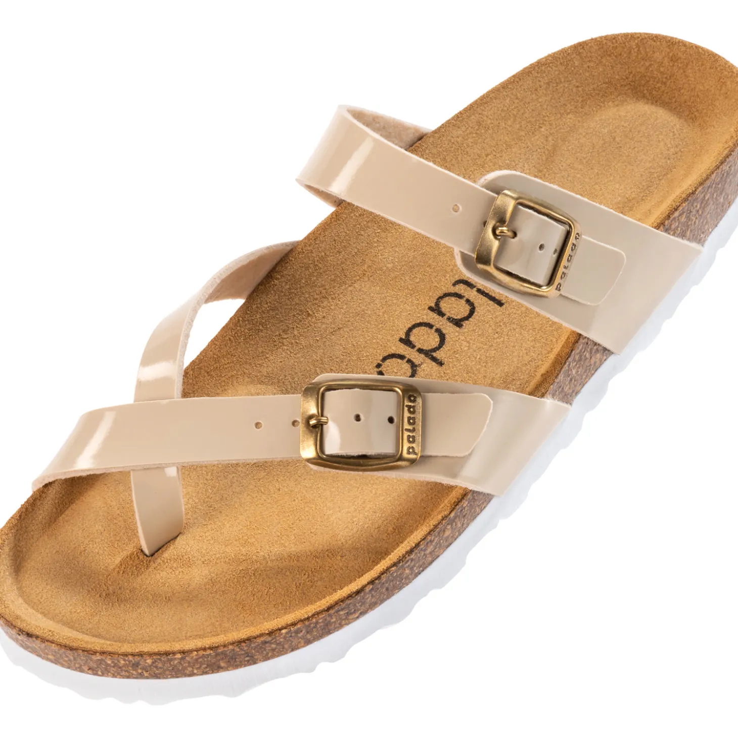 Palado Cres Lack, Pantoletten, Damen, Beige