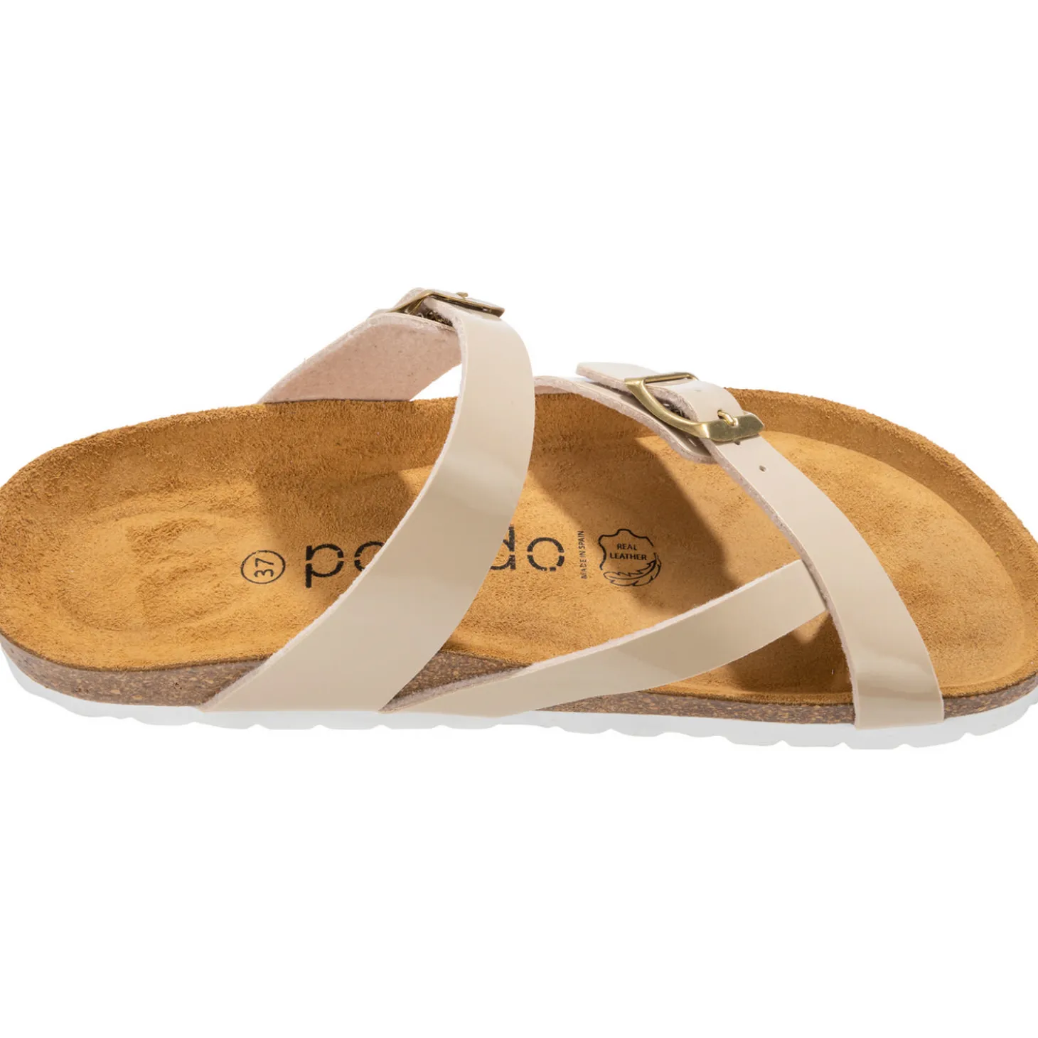 Palado Cres Lack, Pantoletten, Damen, Beige