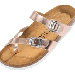 Palado Cres Metallic, Pantoletten, Damen, Rose/Silber