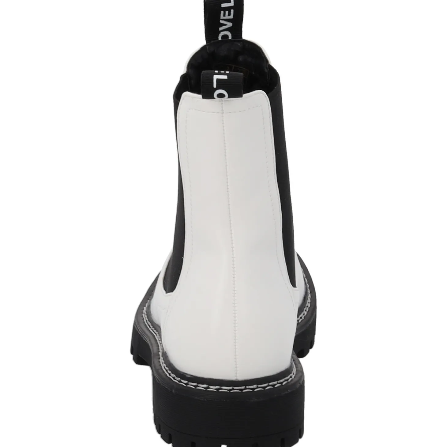 Palado Dedej, Chelsea Boots, Damen, Weiß