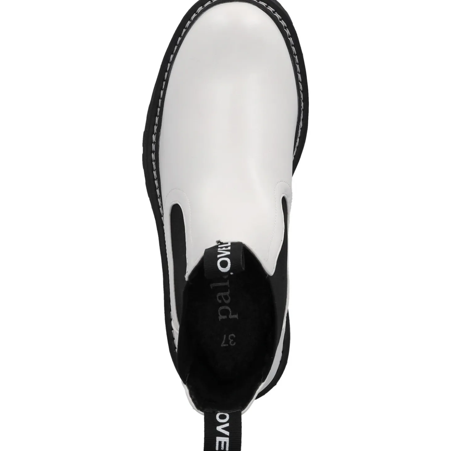 Palado Dedej, Chelsea Boots, Damen, Weiß