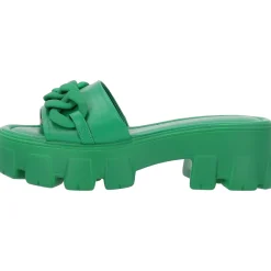 Palado Graqi, Plateau-Sandaletten, Damen, Grün