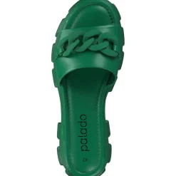 Palado Graqi, Plateau-Sandaletten, Damen, Grün