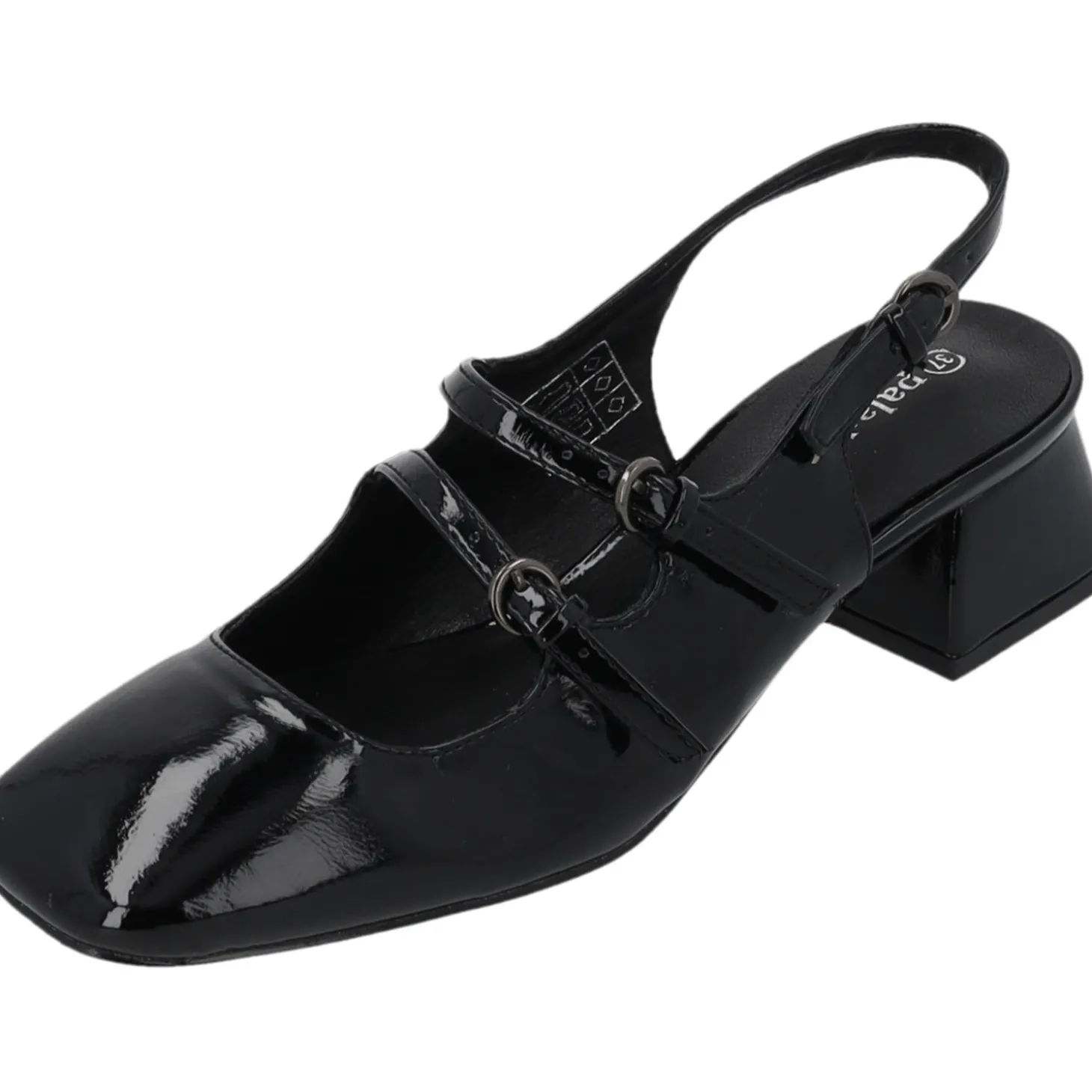 Palado Guhala, Sling-Pumps, Damen, Schwarz