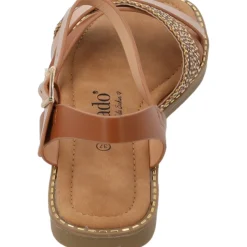 Palado Ialis by Sila Sahin, Riemchensandalen, Damen, Cognac