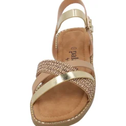 Palado Ialis by Sila Sahin, Riemchensandalen, Damen, Beige