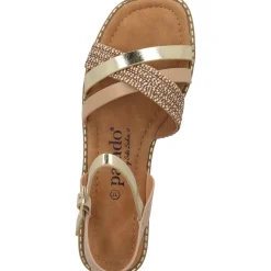 Palado Ialis by Sila Sahin, Riemchensandalen, Damen, Beige