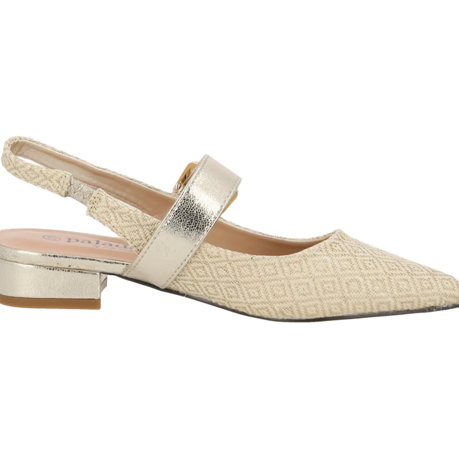 Palado Isdris by Sila Sahin, Riemchensandalen, Damen, Gold