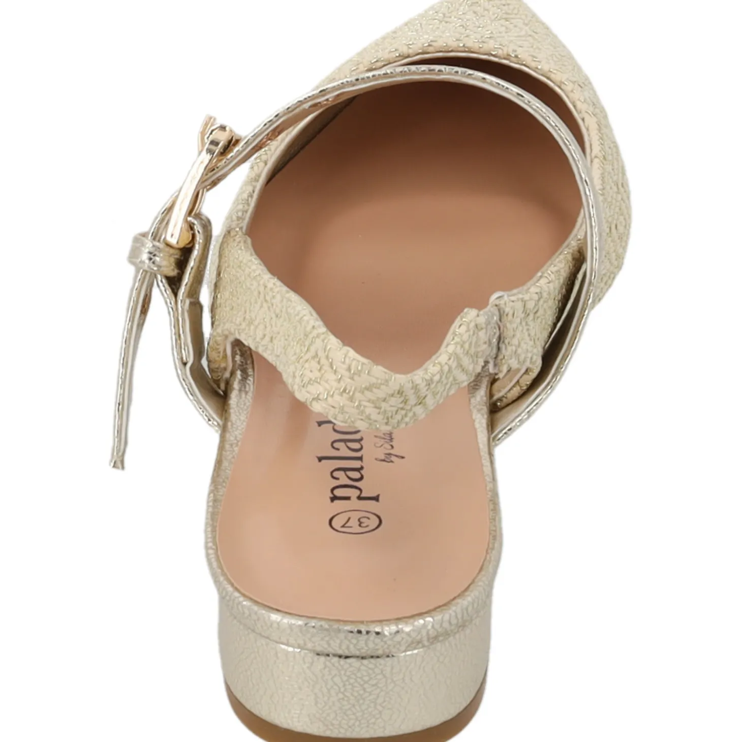 Palado Isdris by Sila Sahin, Riemchensandalen, Damen, Gold