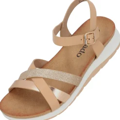 Palado Jantai, Sandalen, Damen, Bronze