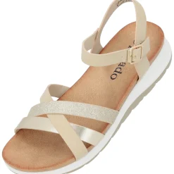 Palado Jantai, Sandalen, Damen, Gold