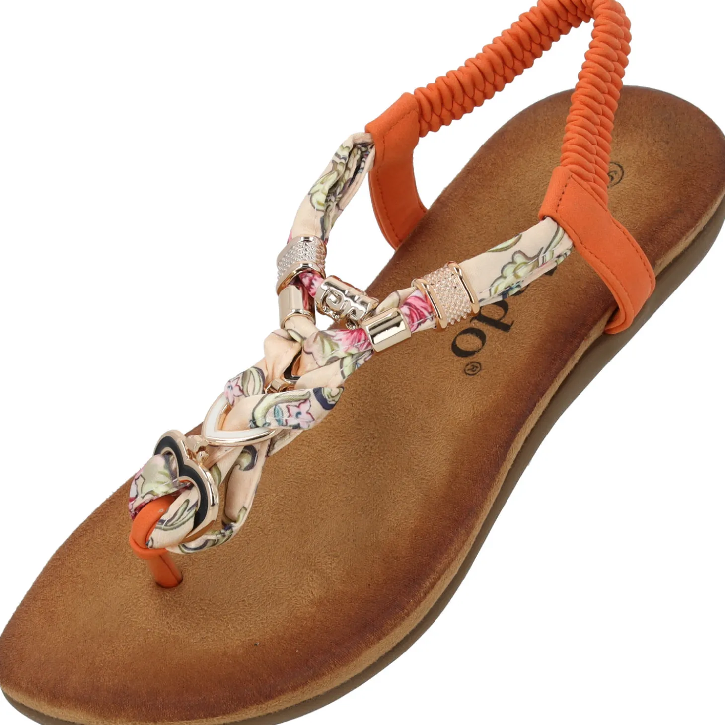 Palado Jurte by Sila Sahin, Komfort-Sandalen, Damen, Orange