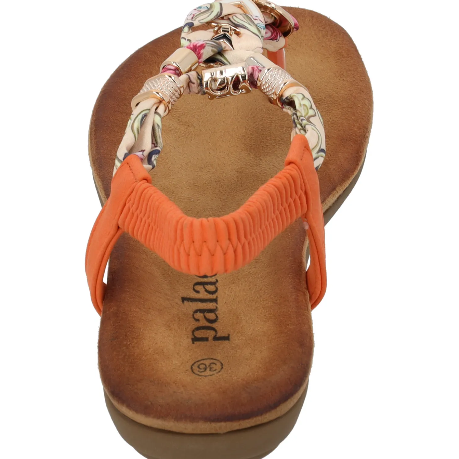 Palado Jurte by Sila Sahin, Komfort-Sandalen, Damen, Orange