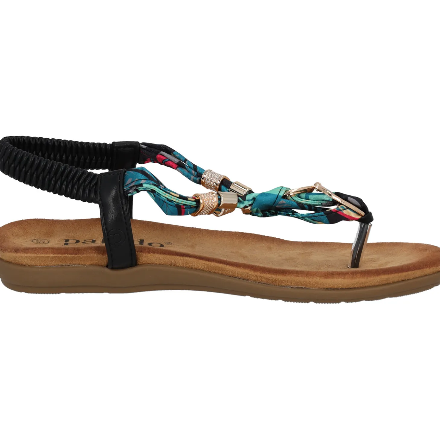 Palado Jurte by Sila Sahin, Komfort-Sandalen, Damen, Schwarz