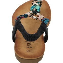 Palado Jurte by Sila Sahin, Komfort-Sandalen, Damen, Schwarz