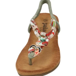 Palado Jurte by Sila Sahin, Sandalen, Damen, Grün